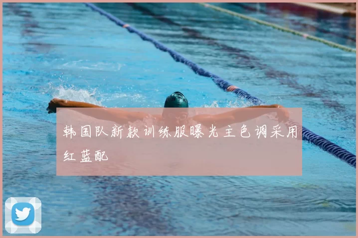 韩国队新款训练服曝光主色调采用红蓝配